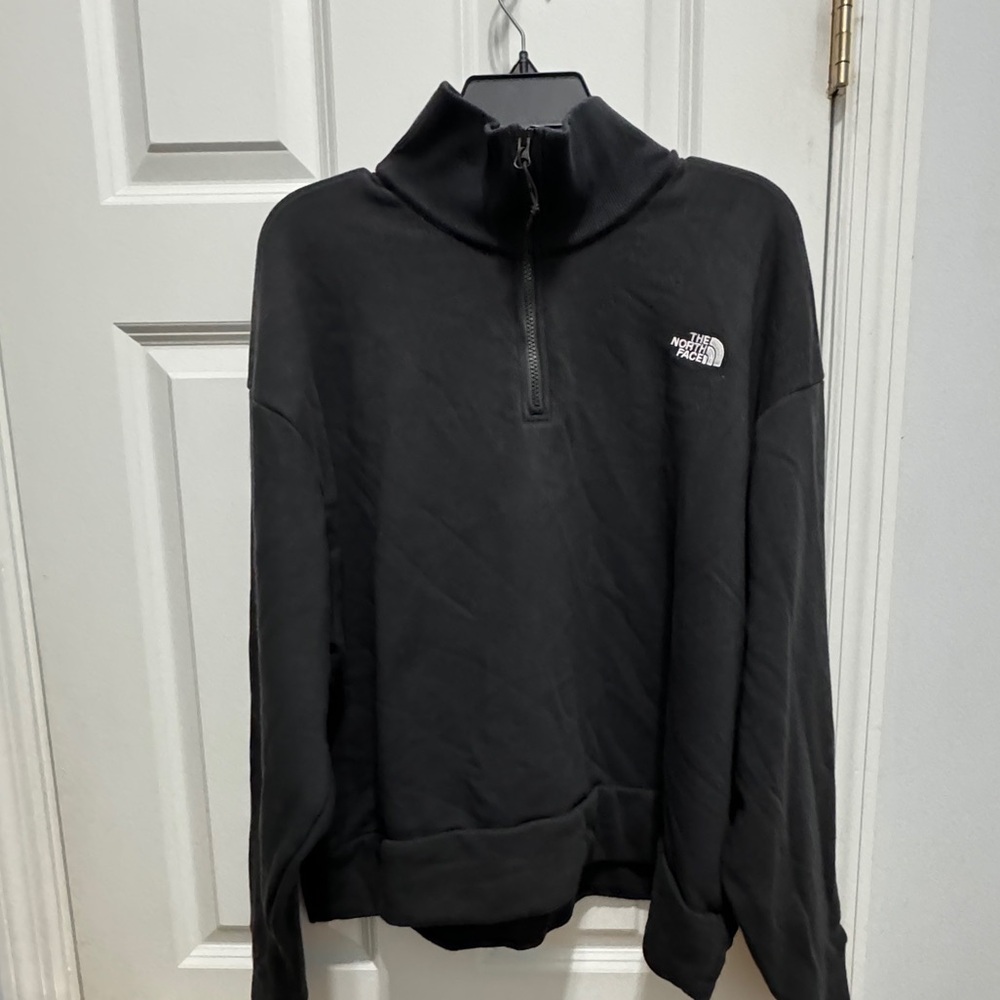 The north face black size xxl 1/4 zip